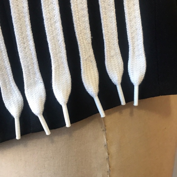 Moschino Cheap Chic Black White Shoe Laces Vest - Picture 7 of 8